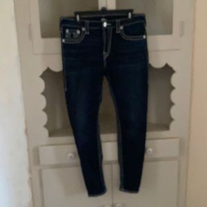 True Religion Stretchy Skinny EUC Jeans Size 33
